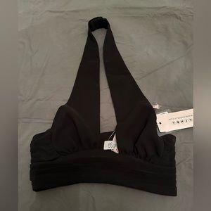 Black halter princess Polly top